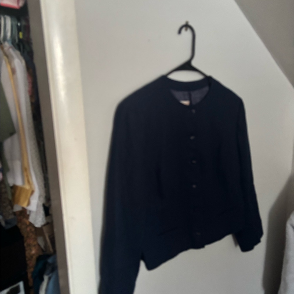 Pendleton Classic Navy Wool Blazer - image 5